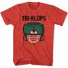Masters of the Universe Tri Klops Red Heather Adult T-Shirt