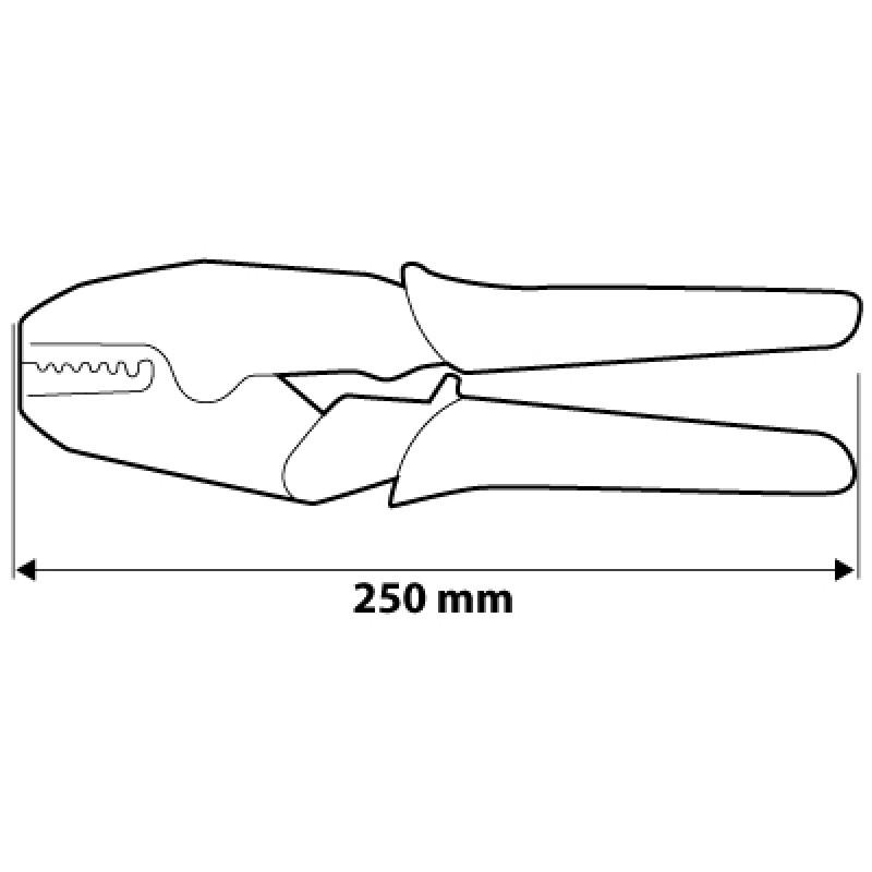 TERMINAL CRIMPING PLIERS 250MM - T N01-502