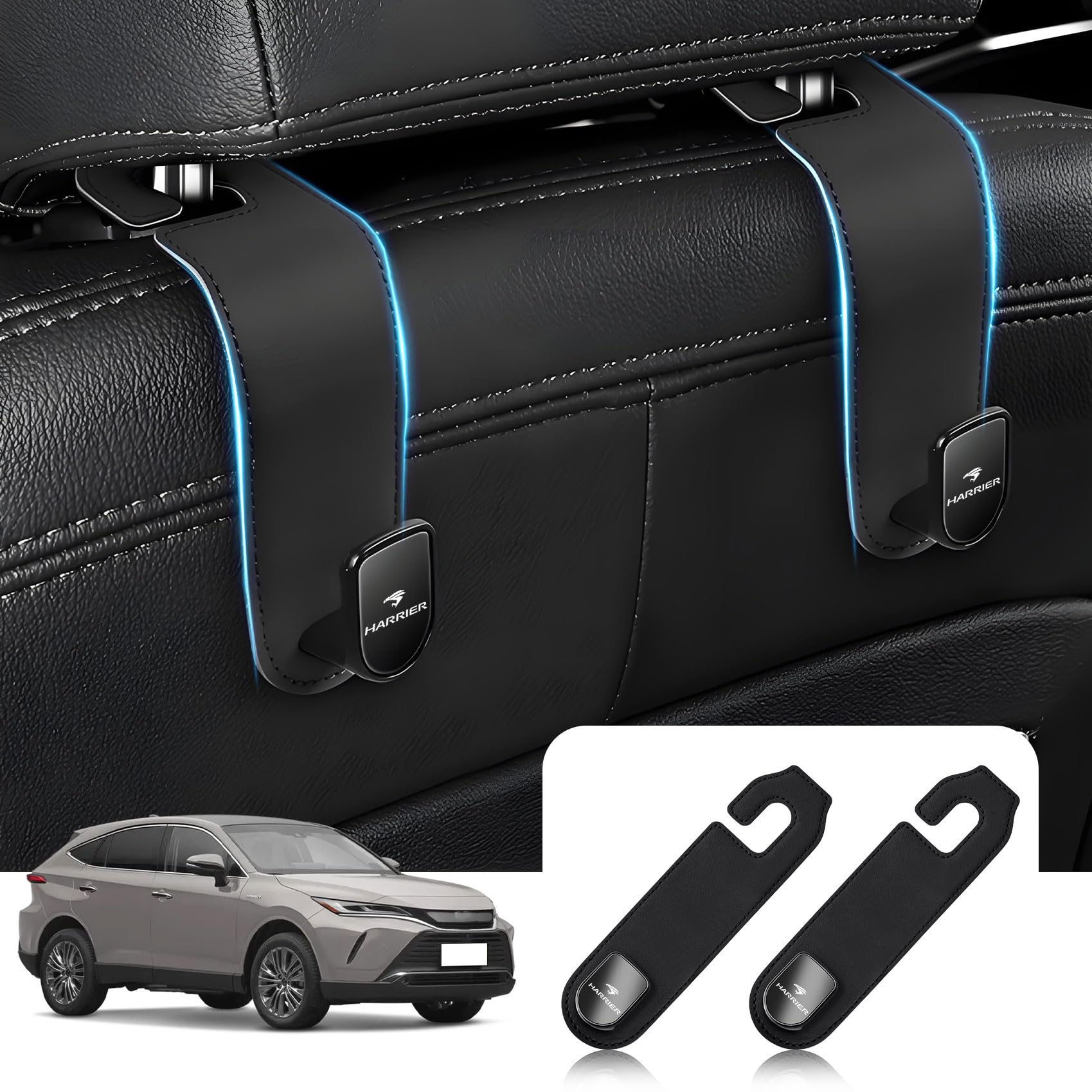 

Крючок на подголовник SUVVNE, Крючок для автомобиля, Для нового Harrier серии 80, Крючок для хранения груза,