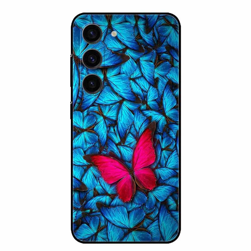 For Samsung Galaxy A56 5G Case Cute Cartoon Soft TPU Silicone Cover for Galaxy A26 / A36 / A 56 Phone Cases A 26 36 Black Coques