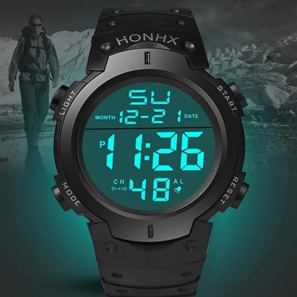 Black Eagle Leisure Sports Digital Electronic Military LED Men s Watch black