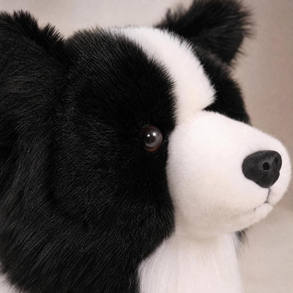 Dekoratives Langhaar Border Collie Weiches Spielzeug Kuschelig