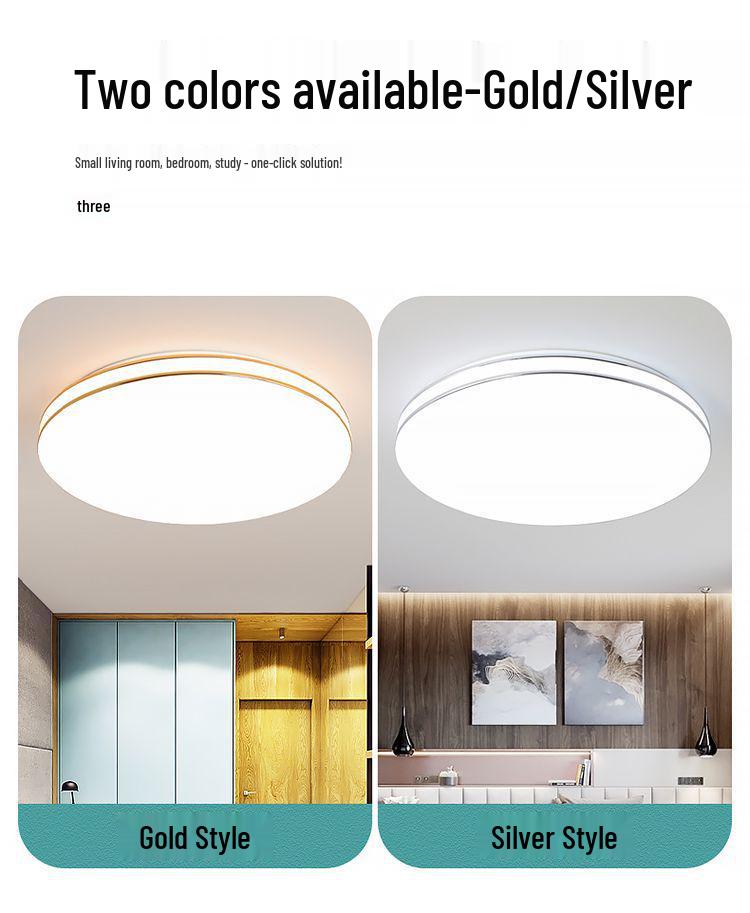 Ultra-Thin LED Ceiling Light: Modern Minimalist for Bedroom, Living Room, Kitchen, Balcony, and Corridor