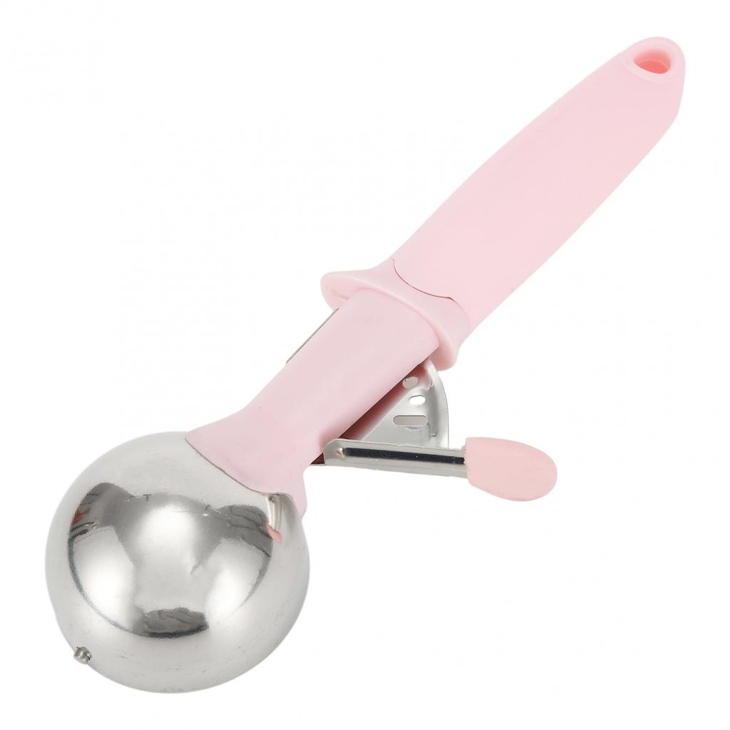 Ice Cream Spoon Black Easy To Hold Household Gadgets