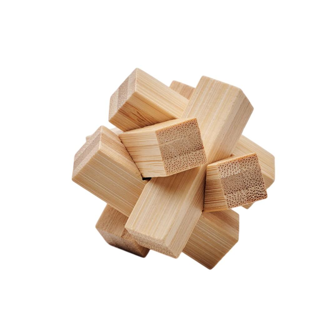 MidOcean Cubenats Bamboo Star Brain Training Game