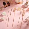 20Pcs Reed Diffuser Sticks Natural Rattan Aroma Adjustable Scent Essential Oil Diffuser for Living Room Office Air Freshener
