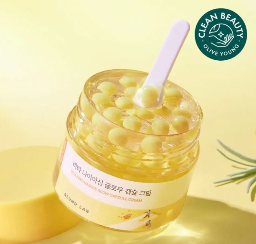 

ROUND LAB Vita Niacinamide Glow Capsule Cream 50 ml — Brightening, Hydrating & Glow-Boosting Face Cream 01EA