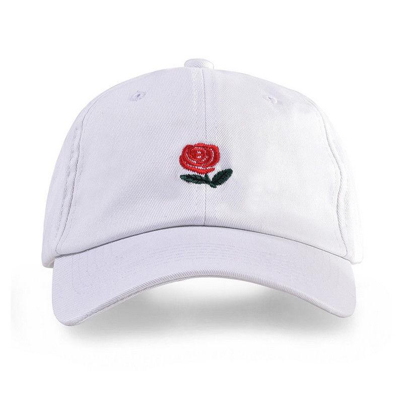 Cappellino da Baseball Snapback Premium Nuovo The Hundreds Dad Hat Ricamato con Fiore Rosa