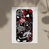 E-Emily The Strange  Phone Case For Apple iPhone 15,14,13,12,11,XS,XR,X,8,7,Pro,Max,Plus,mini Silicone Black Cover