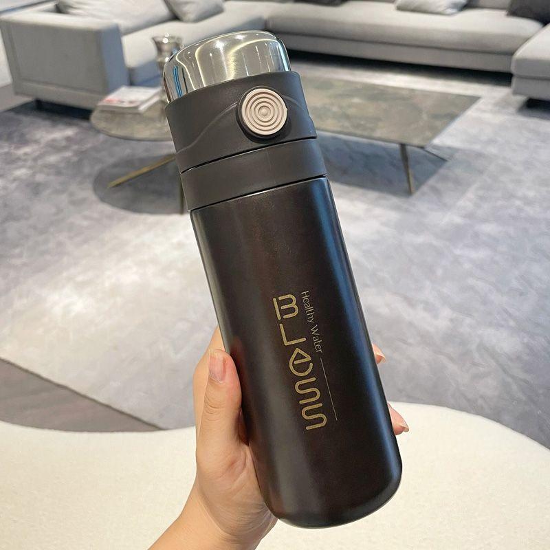 

Термокружка большой емкости Термокружка 500 мл Термосы Портативная термокружка из нержавеющей стали Бутылка для воды Кружка для чая для путешествий Офисная термокружка 500ml