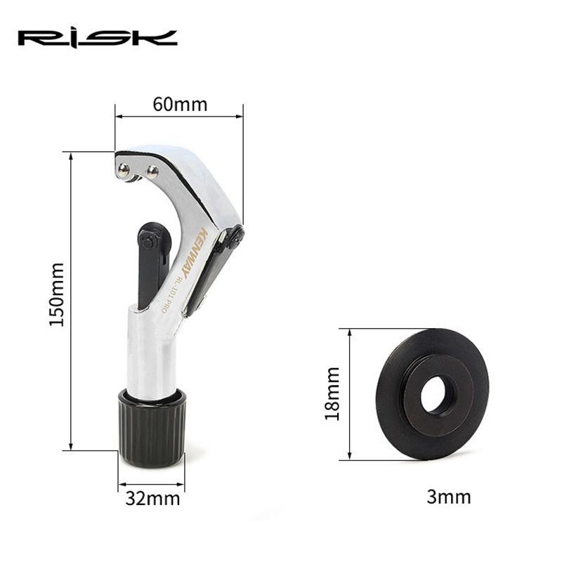 Risk Front Fork Seatpost Tube Cutter Tool Bike Metal Tube Cutting for 6-42mm Pipe Bicycle Repair Tool Handlebar Cut Tools Parts