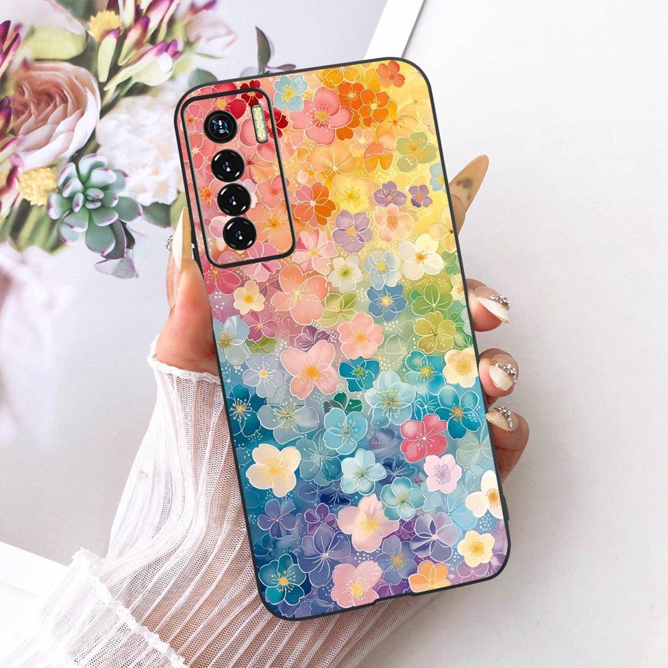 Phone Case For Tecno Camon 17 Pro Cover Silicone Cute Cat Fashion Funny Painted Funda For Tecno Camon 17Pro CG8 CG8h Casing