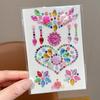 Acrylic Rhinestone Sticker Set: Heart, Crown, Butterfly, Moon, Animal Designs