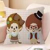 Japanese Cute Doll MMonchhichiS Personalized Pillow Cover Kids Bedroom Wild Party Decor Pillowcase Kid Birthday Shower Gift