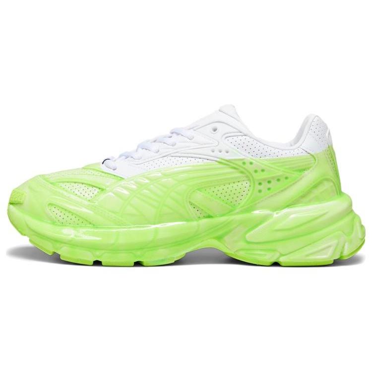PUMA Velophasis Slime White Neon Green Men s 393754-01 EU 41