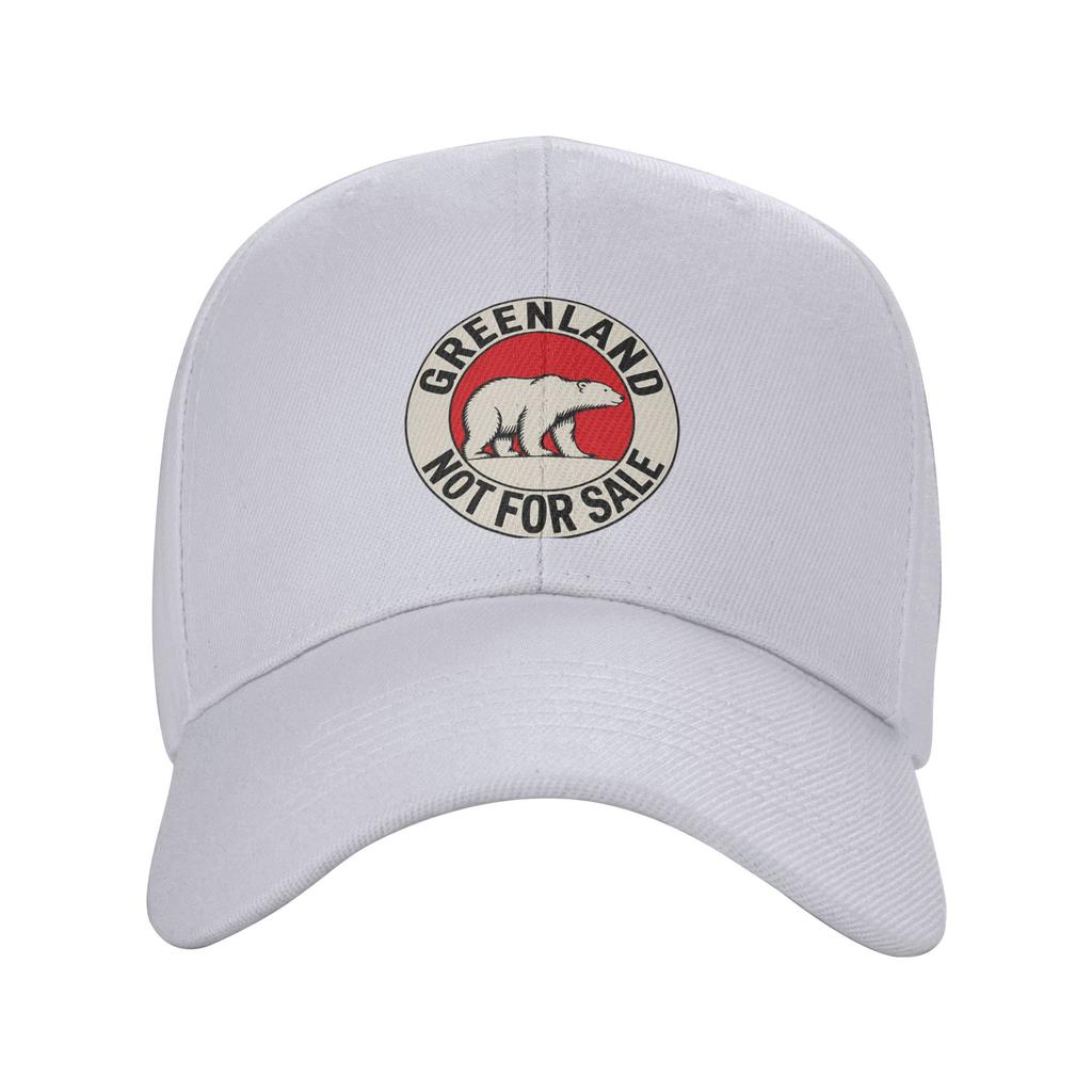 Greenland Is Not For Sale Bear Logo Sun Baseball Cap Summer Fashion Trucker Hat For Female Male Outdoor Gym Snapback Cap