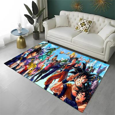 Multikas D-Dragon Ball Anime Mänguvaip Matti Mängutoa Magamistoa Elutoa Diivani Kodu Dekooriks, Laste Ala Vaip Libisemiskindel Põrandamatt