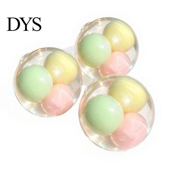 Cute Desk Gadgets Layered Crunchy Squeeze Ball, Rainbow Stress Relief Fidget Toy for Desk, Soft Rubber Hand Exerciser Squeezing Sensory Ball