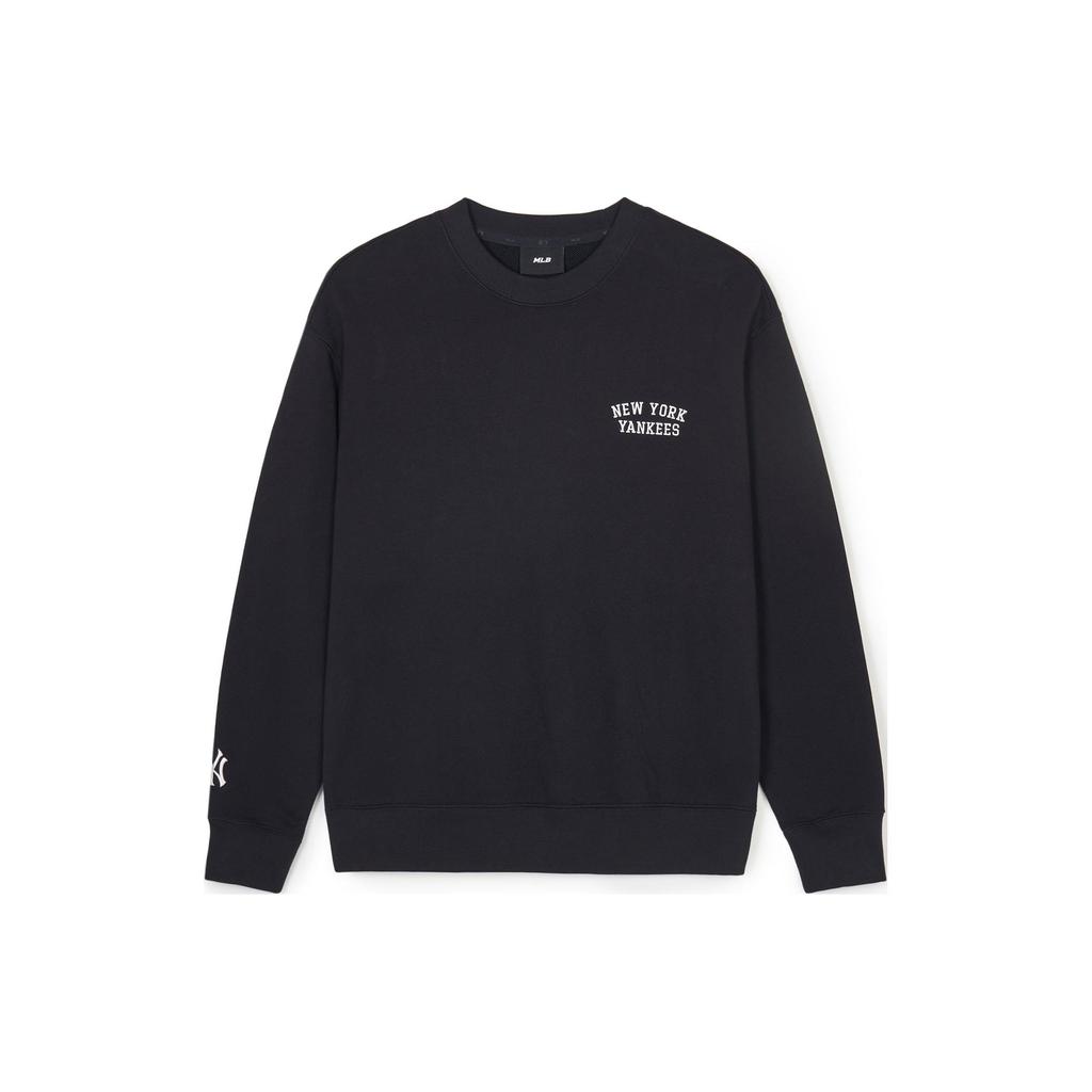 New MLB SS24 New York Yankees Sweatshirt Unisex Black 3AMTB1141-50BKS