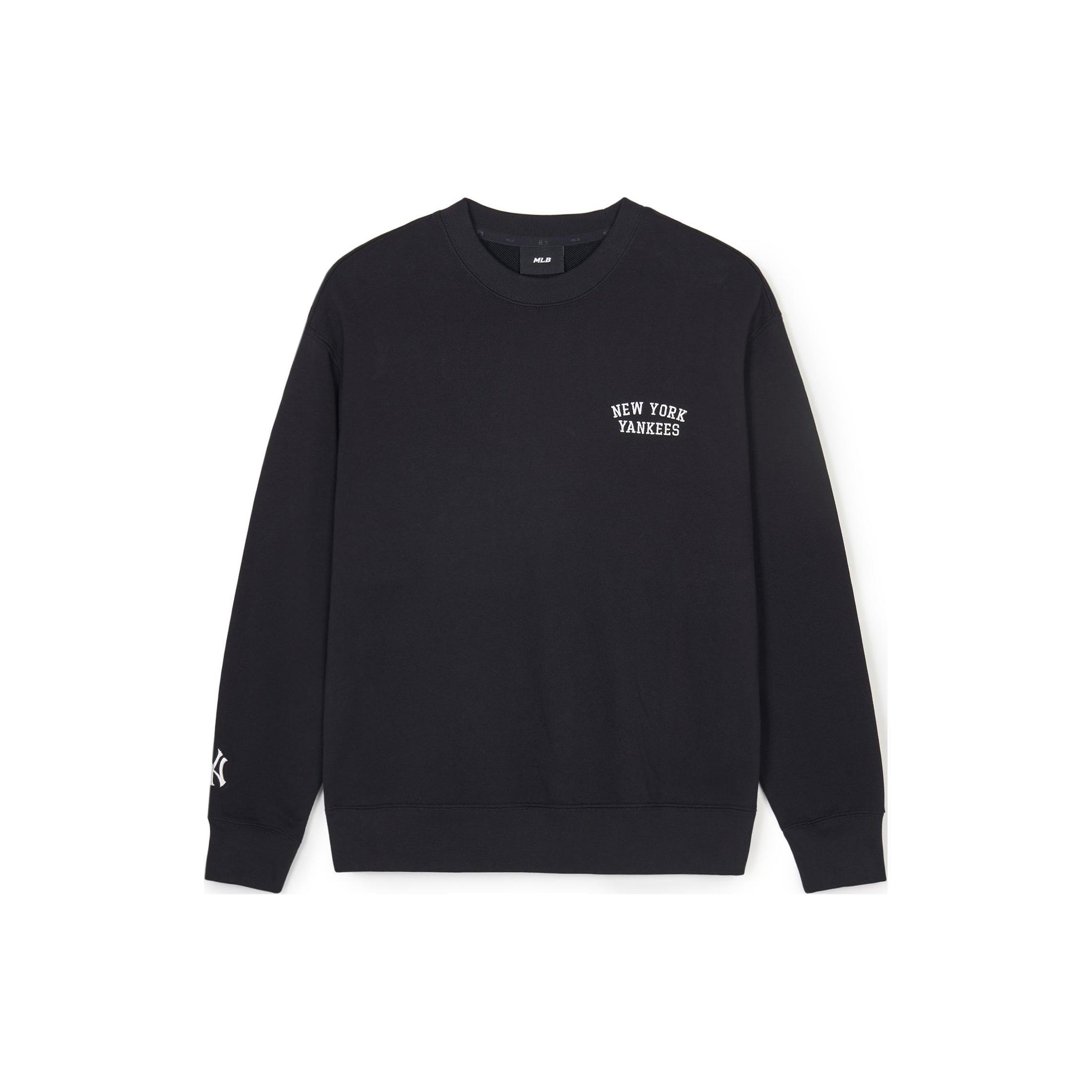 

New MLB SS24 New York Yankees Sweatshirt Unisex Black 3AMTB1141-50BKS XS