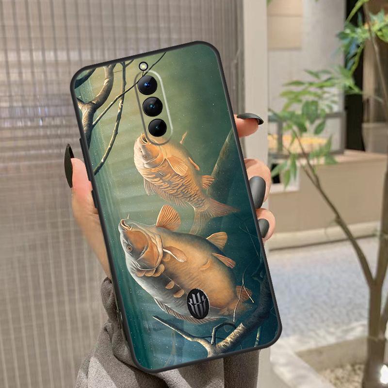

Carp Fishing Case For ZTE Nubia RedMagic 10 Air 6 7 6S 7S Pro RedMagic 10S 9S 8S 8 9 10 11 Pro Plus Cover Red Magic 9 Pro Plus