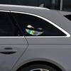 Demon Smiling Face Car Stickers RearWindshield Car Sticker Funny Auto BodvStyling Decoration Window Sticker VinyWaterproof