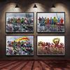 Disney Marvel Super Hero Poster Spiderman Hulk Iron Man Canvas Painting Wall Art HD Avengers Picture Room Decor Children's Gifts