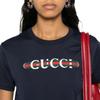 (WMNS) Gucci SS25 Printed T-Shirt 'Navy' Women's 787299-XJGNW-4735