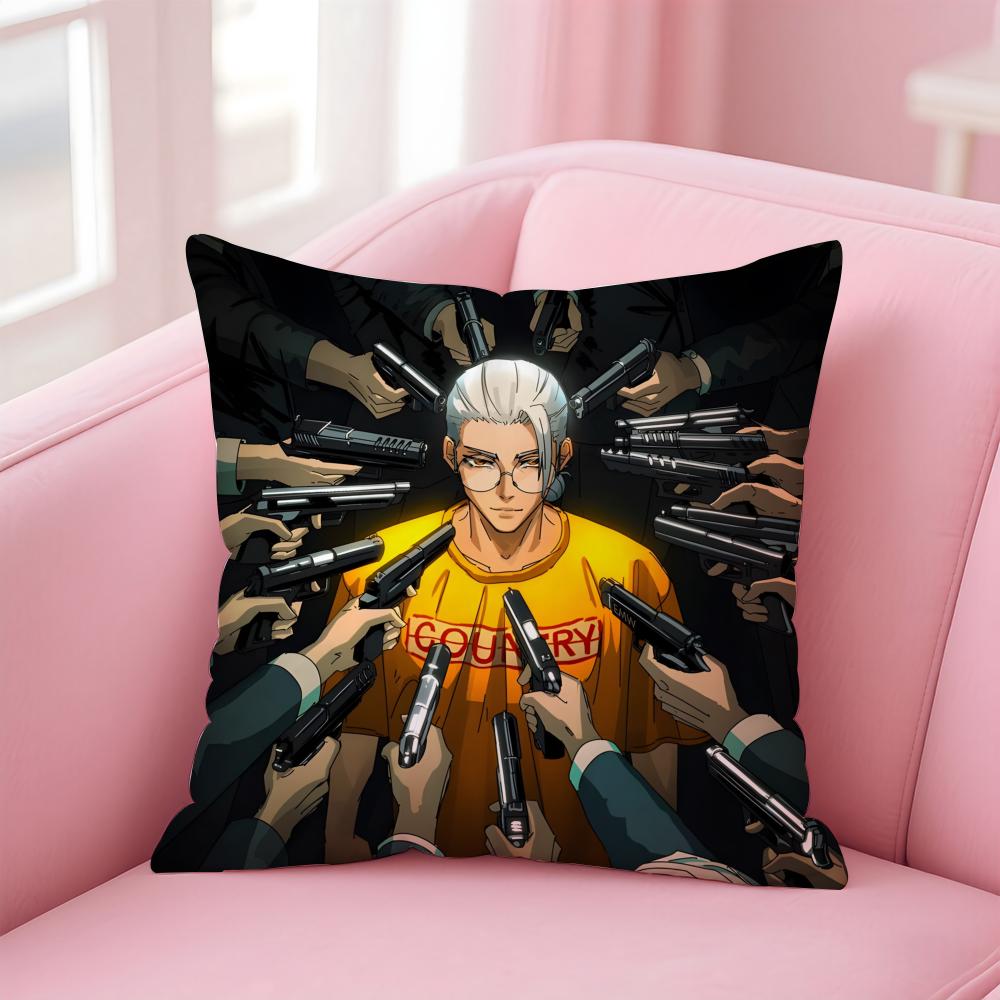 Anime Funny SSakamoto DDays Cushion Cover Pillow Case Soft Skin Friendly Fabric Comfort Concealed Zipper