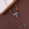 Ceramic Necklace Does Not Fade Women's Light Luxury Niche Autumn and Winter Sweater Necklace Jewelry