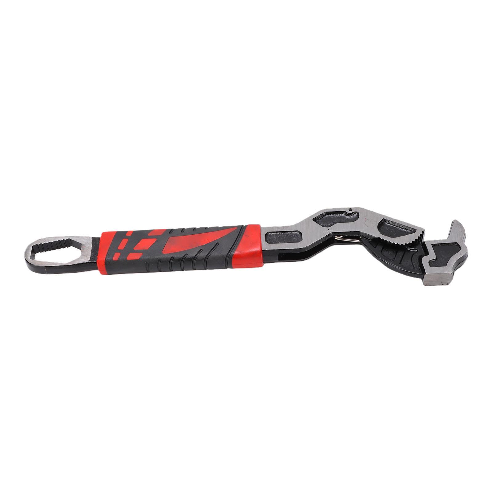 

Self Adjusting Pipe Wrench 12 Inch Double Headed Multi Functional Self Locking Wrench for Pipes Nuts