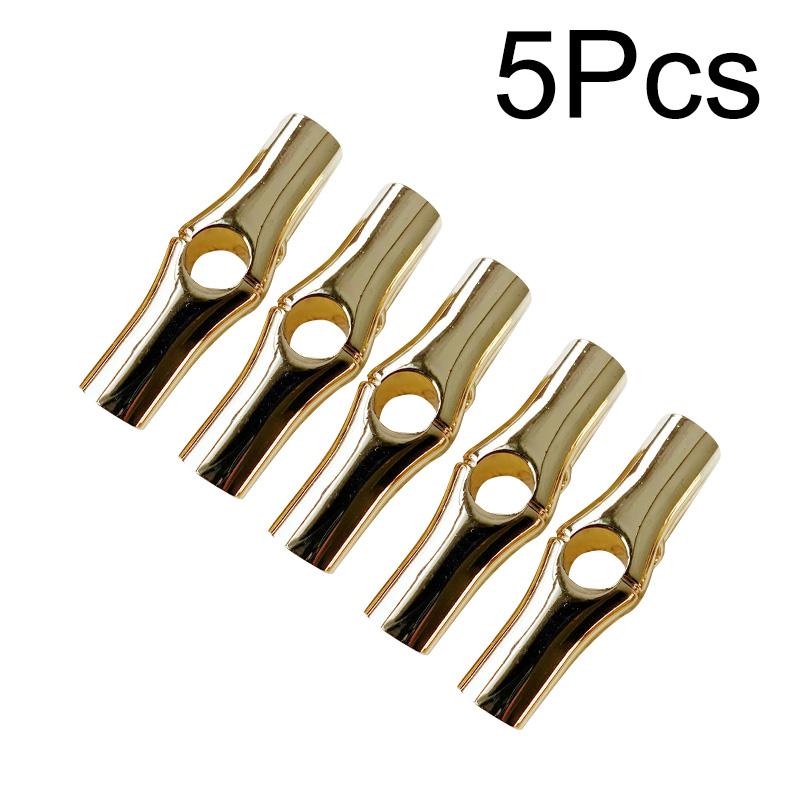 

5Pcs/Pack Simulated Bamboo Shape DIY Metal Gold Sewing Vintage Bag Buckle Bag Accessories