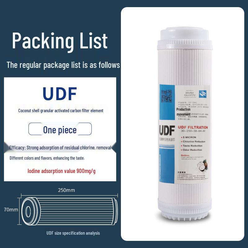 "Universal 10-inch Water Purifier Filter Set: 3-Stage PP Cotton & 5-Stage Activated Carbon Filtration System for Home"