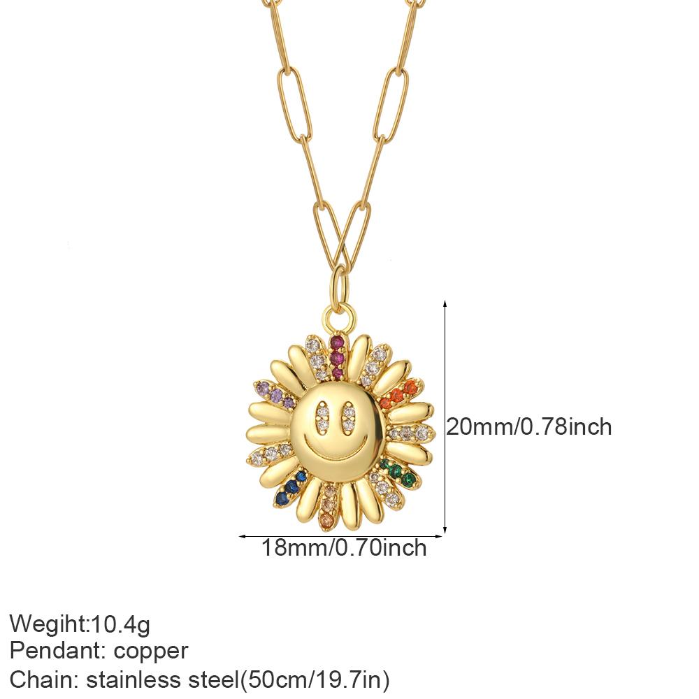 Evil Blue Eye Necklace for Women Cute Heart Boho Moon Star Pendant Gold Color Long Stainless Steel Chain Collars Fashion Choker