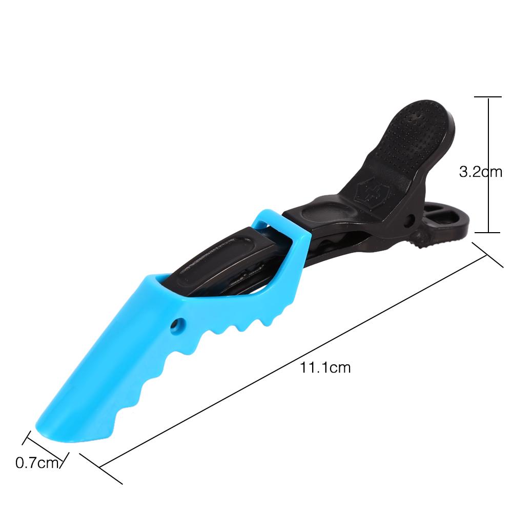 5 Colors Hairdressing Clip Clamp Plastic Hair Styling Non Slip Clips Hair Grip Accessory