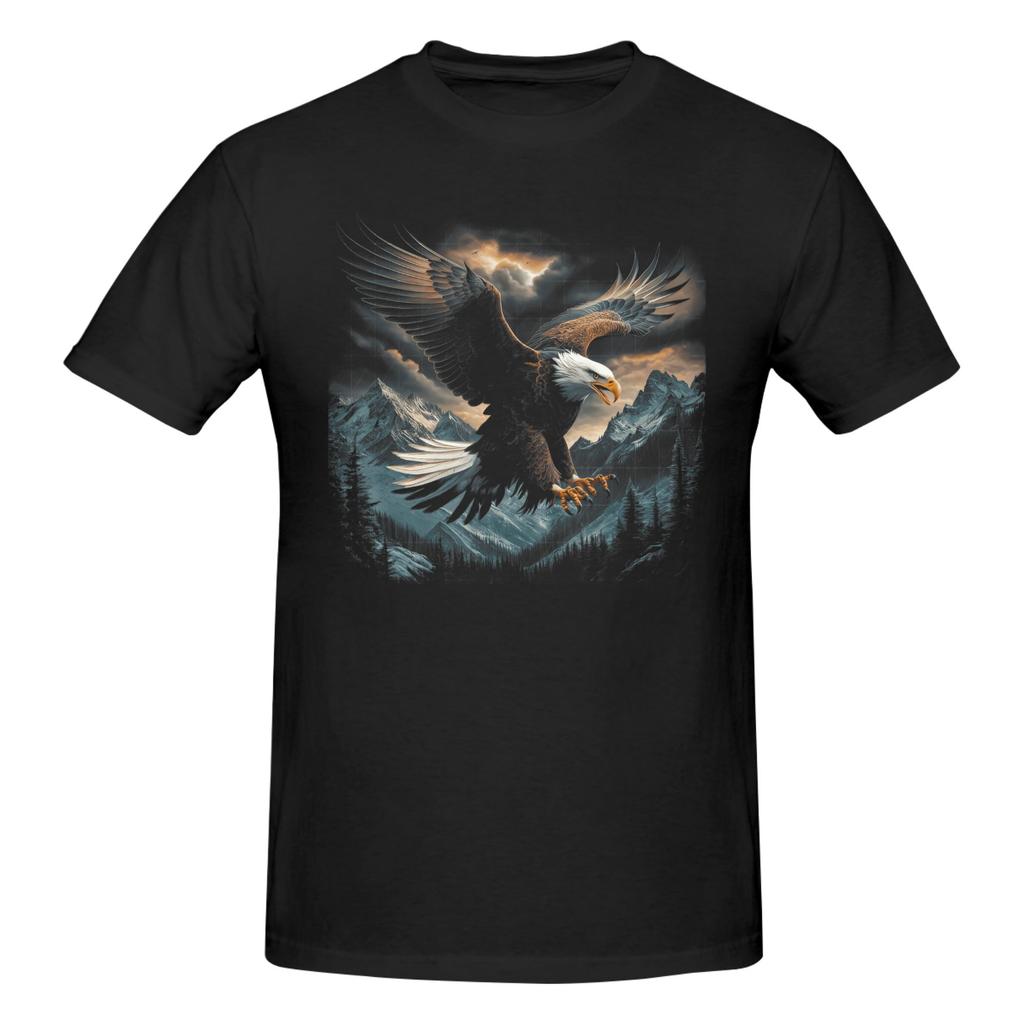 1 Piece Wild Eagle Landscape Funny Graphic 100 Cotton Tshirt Eeagle Tops Tees For Unisex
