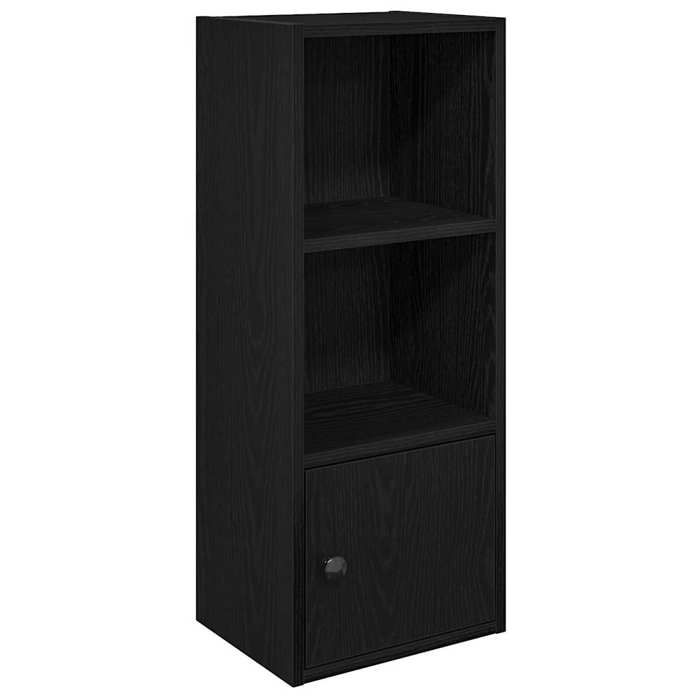 VidaXL Bibliothèque chêne noir 31x24x77 cm bois d'ingénierie, étagère à livres, support de rangement, support à livres, 860329