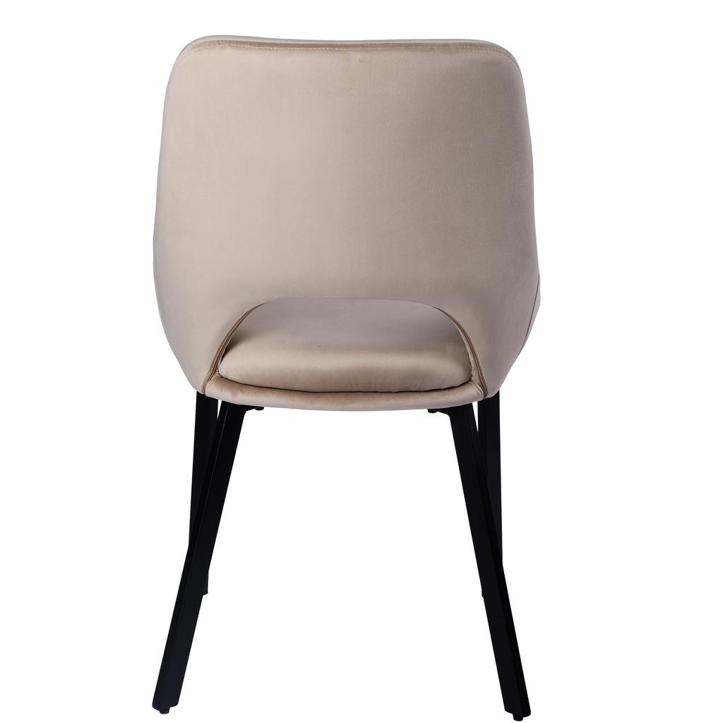 NUVIO upholstered chair, fabric, gray