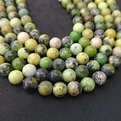 Perles de jade australiennes chrysoprase, perles rondes en vrac de pierres précieuses naturelles authentiques de qualité supérieure, lot en vrac de 4MM 6MM 8MM 10MM.