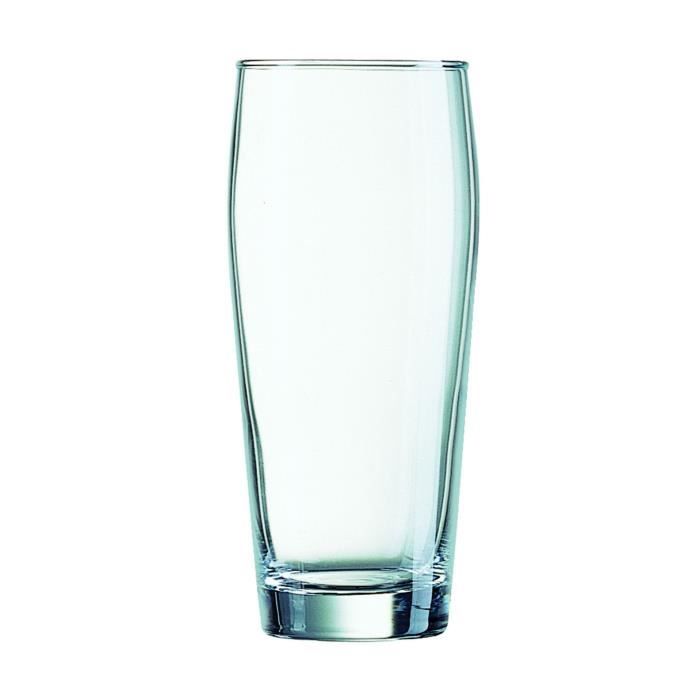 Verre à bière - Arcoroc - Willi Becher - 33cl - 12 pièces - Transparent