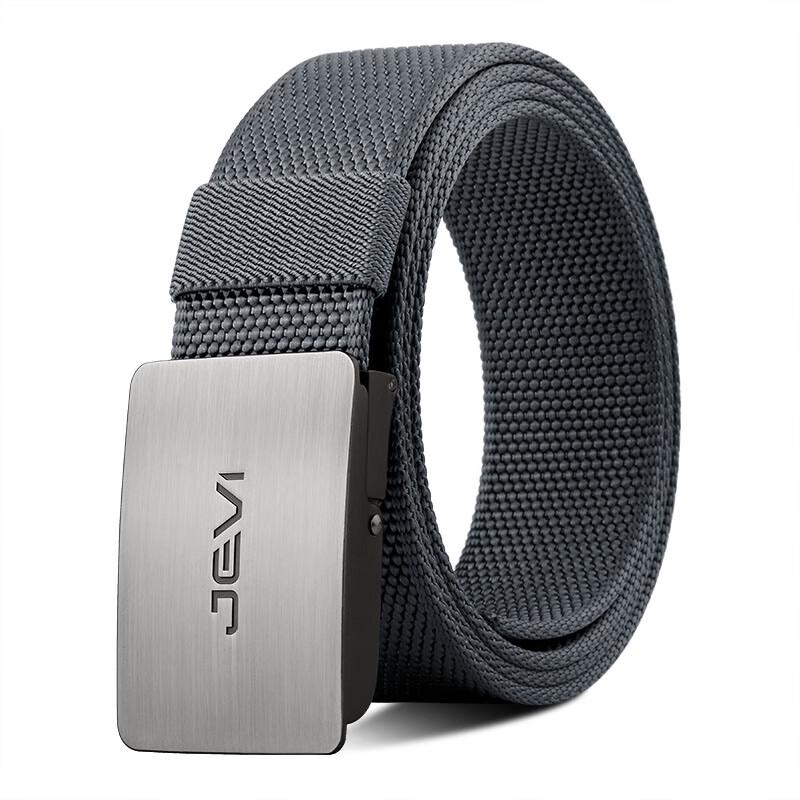 JEVI Men s Automatic Buckle Woven Canvas Belt 120cm