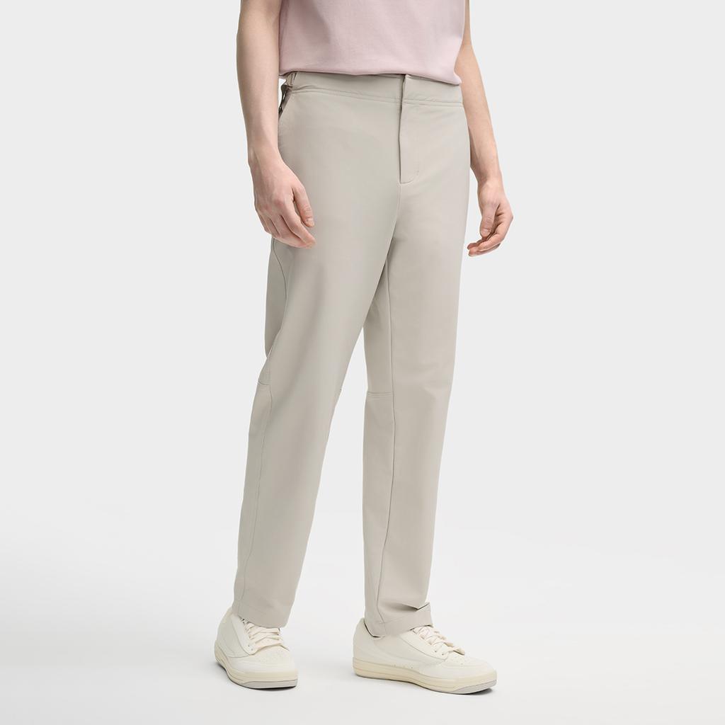 FILA Milano Series Simple Daily Fashion Versatile Sports Comfortable Knitted Casual Pants Men Bottoms Light-Khaki F11M515802F-LK