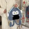 Cute doll rice ball backpack 2025 new cartoon doll plush bag multi-functional portable shoulder bag