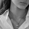 Love Lock Heart Necklace_Vh24Nnne101M