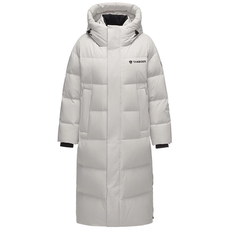 Unisex Long Hooded Down Jacket 5550873D