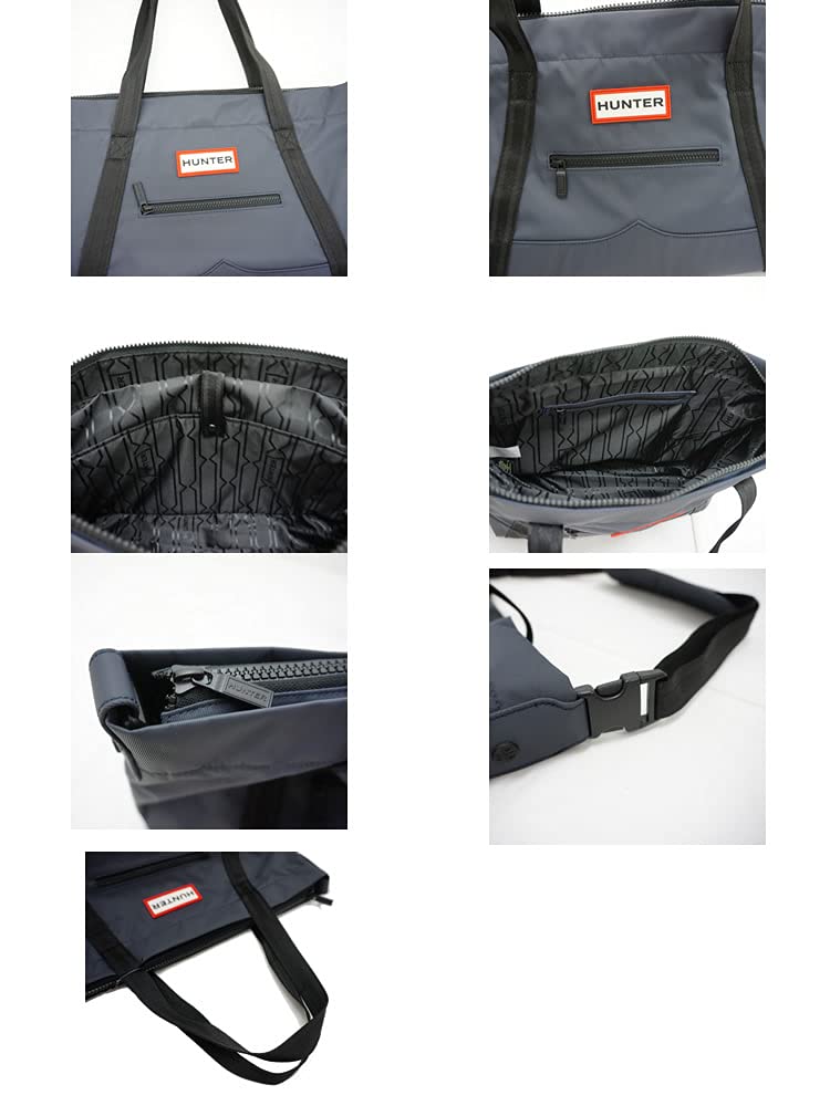 Hunter Geantă Tote Medie pentru Femei din Nailon cu Clip Superior UBS1201KBM,