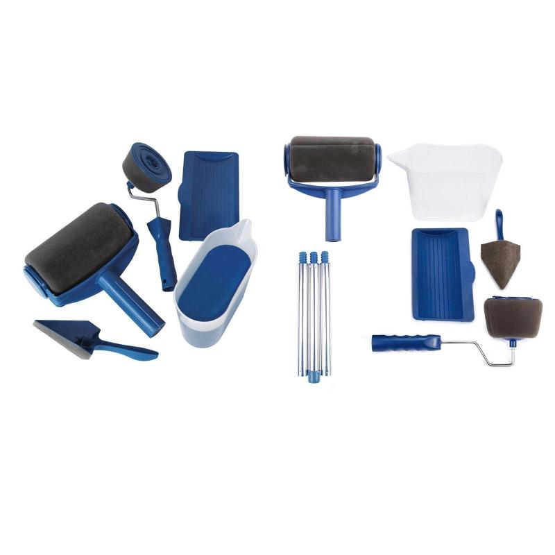 Paint Runners Household Paint Roller Brush Set Drum-type Continuously Paint Without Dipping & Dripping