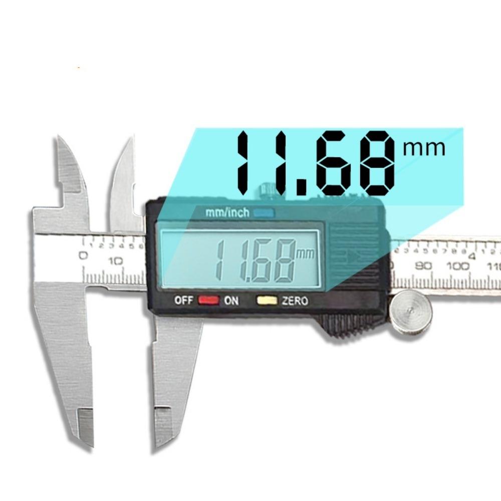Messwerkzeug, digitaler Messschieber aus Edelstahl mit hoher Präzision, 0–150 mm, elektronischer Messschieber