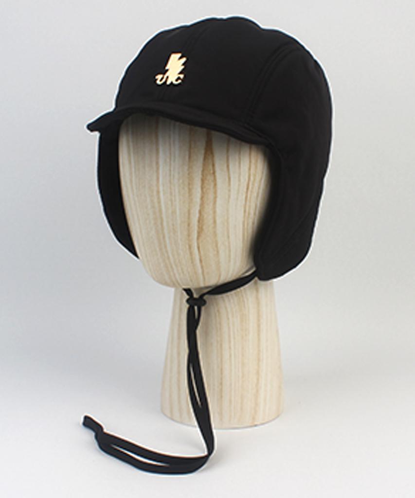 Yunibeosyeolkemiseuteuli Black Poly Wire Earflap Cap
