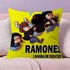 Band Punk RRamones anime Kissenbezug Dekokissen Sofa Heimdeko Hülle Kissenbezüge